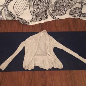 Grey Anthropologie Cardigan Sweater